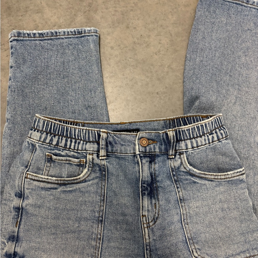 Sincerely Jules Light Blue Straight Jeans - Picture 3 of 4
